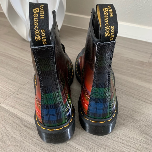 Dr. Martens 1460 Tartan Plaid Boot - Picture 3 of 5